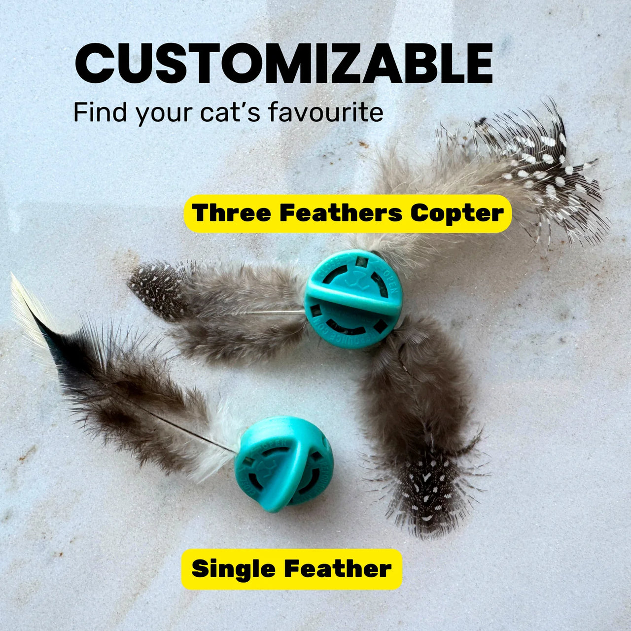 Forever Prey™ - The World's First Refillable Feather Toy for Forever Stick™