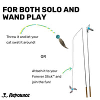 Thumbnail for Forever Prey™ - The World's First Refillable Feather Toy for Forever Stick™