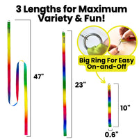 Thumbnail for Rainbow Ribbon Toy Attachment for Forever Stick™