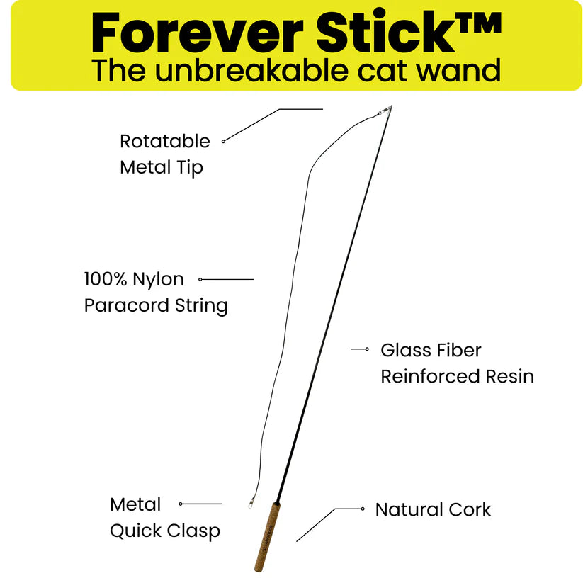 Forever Stick™ Cat Wand by Repounce
