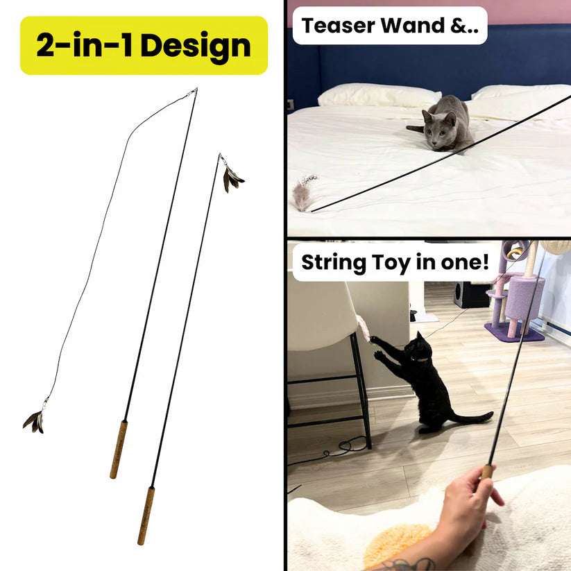 Forever Stick™ Cat Wand by Repounce