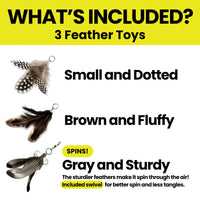 Thumbnail for Feather Toy Attachment for Forever Stick™