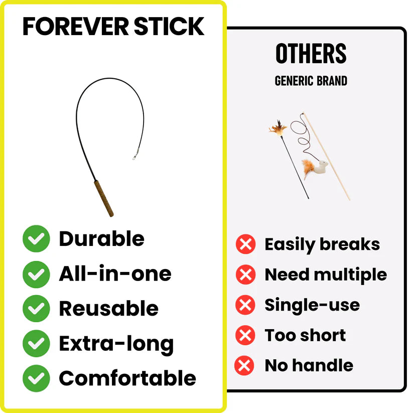 Forever Stick™ Cat Wand by Repounce