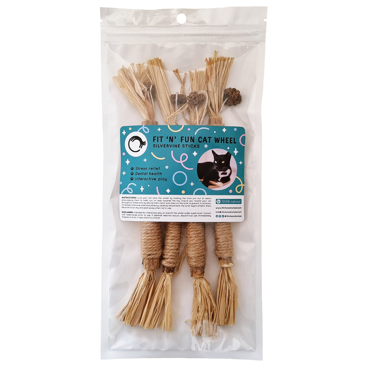 Fit 'n' Fun Silvervine Cat Dental Sticks