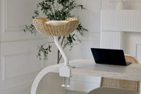 Thumbnail for ERGO PURRCH™ Desk - Mounted Cat Bed - Fit 'n' Fun Cat WheelERGO PURRCH™ Desk - Mounted Cat Bed